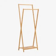 Wieszak Na Ubrania Braian Z Bambusa Bambus - Sklum