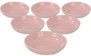 Zestaw 6 misek ceramicznych Lunis 13 cm, jasnoróżowy