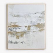 Obraz Dekoracyjny 100x120 Cm Namalowany Ręcznie Na Płótnie Eplum Kolory Naturalne - Sklum