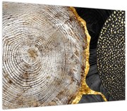 Obraz - Pień drzewa w kolażu 2 (70x50 cm)