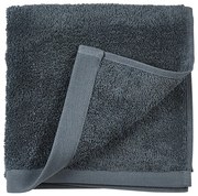 Niebieski ręcznik z bawełny frotte Södahl China, 100x50 cm