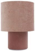 Różowa lampka nocna welurowa - A339 B9-R88