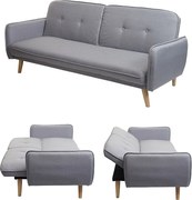 Sofa rozkładana MCW-J18,  szary