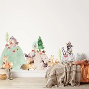 Naklejki na ścianę - Jesień w lesie