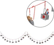 Wieszany kalendarz adwentowy BAGLANDER 5 m, szary