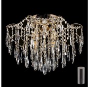 LED Żyrandol kryształowy 4xE27/60W/230V + 4xLED/3W