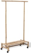 Bambusowy wieszak na kółkach E4-C78