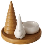 Świecznik na tealight AMIRA z choinką, Ø 13 cm