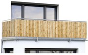Osłona balkonowa z wzorem bambusa, 5 m x 85 cm