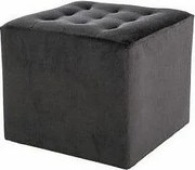 Pufa LORI VELVET czarna