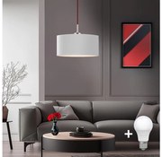 Eglo - LED Lampa wisząca TUNJA 1xE27/60W/230V biała