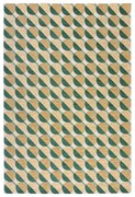 Żółto-zielony dywan 120x170 cm Carlos Circle Geo – Flair Rugs