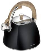 Czarny czajnik ze stali nierdzewnej 3L C6-M54