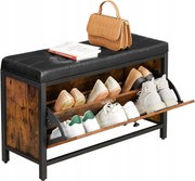 Industrialna szafka na buty z tapicerowanym siedziskiem M5-S00