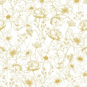 Tapeta dziecięca 10 m x 50 cm Flowers Botany – Lilipinso