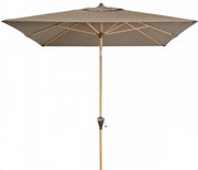 ALU WOOD 210 x 140 cm - automatyczny parasol uchylny z ochroną ULTRA UV : Substancja Desen - 846