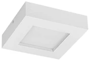 Biały Panel LED z drewna plafon 18W lampa sufitowa 20x20x5H cm