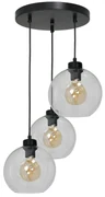 Lampa wisząca, potrójns, kule SOFIA CLEAR 3xE27