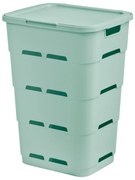 Tontarelli Kosz na brudną bieliznę MAYA 45 l, zielony