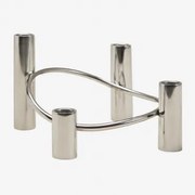 Świecznik Czteroramienny Ze Stali Nierdzewnej Tyva Stal Nierdzewna - Sklum