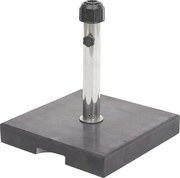 Stojak na parasol MCW-F92,  24kg kątowy czarny