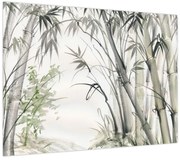 Obraz - Bambusy, rysunek (70x50 cm)