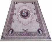 Klasyczny brązowy dywan w barokowym stylu G9-P49