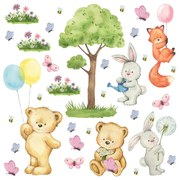 Dekoracja samoprzylepna Bear, 30 x 30 cm