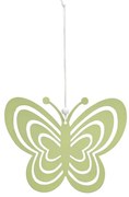Wiszący metalowy motyl PASTEL BUTTERFLY - różne kolory Kolor: Zielony