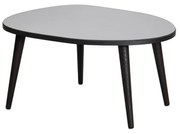 Stolik konferencyjny Gusto Black z ciemnym szkłem