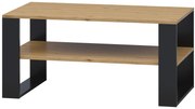 Ława prostokątna kawowa z półką P9-A42