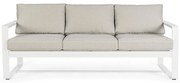 Biała aluminiowa sofa ogrodowa Merrigan – Bizzotto