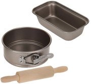 Zestaw dla dzieci do pieczenia ciast, 3 sztuki w komplecie