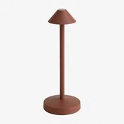 Bezprzewodowa Zewnętrzna Lampa Stołowa Led Emilija Dachówka Red Roof - Sklum