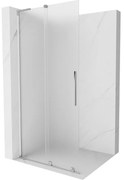 Mexen Velar L ścianka prysznicowa rozsuwana Walk-in 90 x 200 cm, szron 8 mm, chrom - 871-090-003-33-01