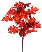 Jesienna sztuczna gałązka Dąb czerwony, 40 cm