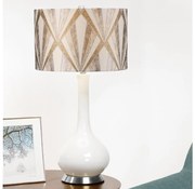 Elstead MILO-PN-TL-VOGSC - Lampa stołowa MILO 1xE27/60W/230V szary/brązowy