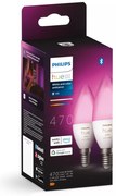 Inteligentne żarówki LED z gwintem E14, 5 W zestaw 2 szt. White and color ambiance – Philips Hue