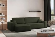 Narożnik Karl XL tkanina Verita 39 ciemnozielony