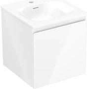 Mexen Orio szafka łazienkowa 45 cm z umywalką Vela, 1 szuflada, biała połysk - 91A10-04547-1-BF00-W23M00