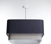 Lampa wisząca KWADRO DUO 008 51x47cm granatowa/szara BPS KONCEPT