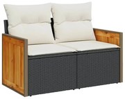 Sofa ogrodowa z białymi poduszkami W2-K74