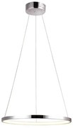 Chromowana lampa wisząca okrąg 40 cm LED - V083 W0-F32