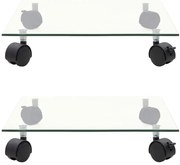 Komplet szklanych stojaków na kwiaty G7-M01