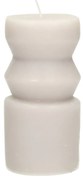 Świeca Cornelia 14cm light grey