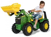 John deere traktor na pedały x-trac premium łyżka ciche koła rolly toys