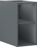 Mexen Box-A szafka otwarta z półką 25 cm, grafit mat - 91AX2-0250-470-0-66