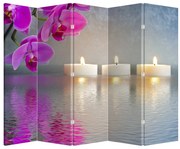 Parawan - Świece na wodzie (210x170 cm)