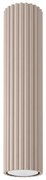 Plafon KARBON 30 taupe ryflowany SOLLUX LIGHTING