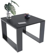 Czarna nowoczesna kwadratowa ława kawowa A3-F57